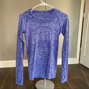 Lululemon swiftly long sleeve blue size 4